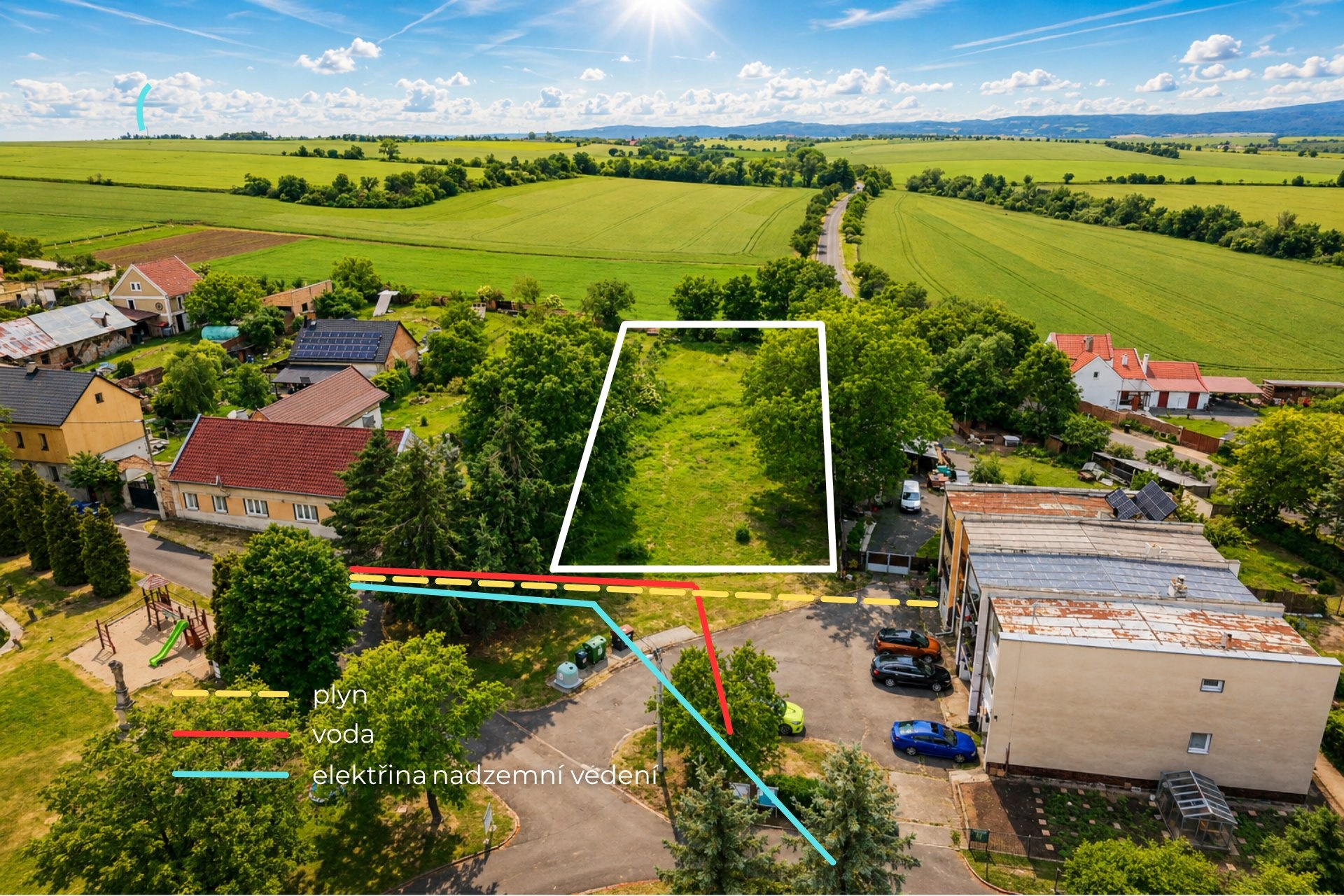 Prodej, stavební pozemek, 2197 m², Strupčice - Hošnice